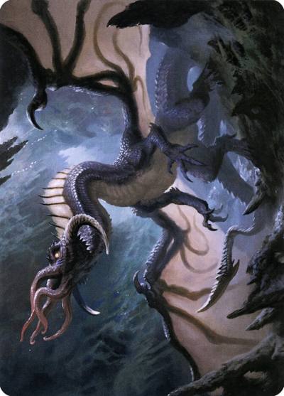 Brainstealer Dragon // Brainstealer Dragon ACLB-31 Battle for Baldur's Gate Art Series Magic card