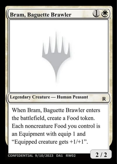Bram, Baguette Brawler RW02a Unknown Event Magic card