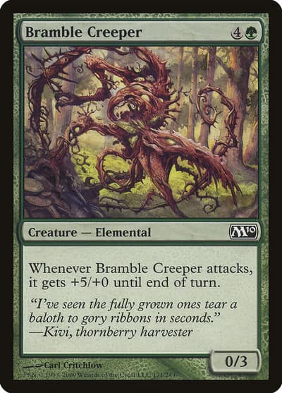 Bramble Creeper 171 Magic 2010 Magic card
