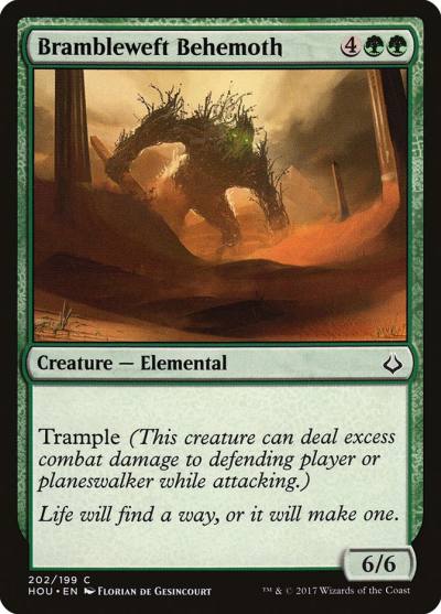 Brambleweft Behemoth 202 Hour of Devastation Magic card
