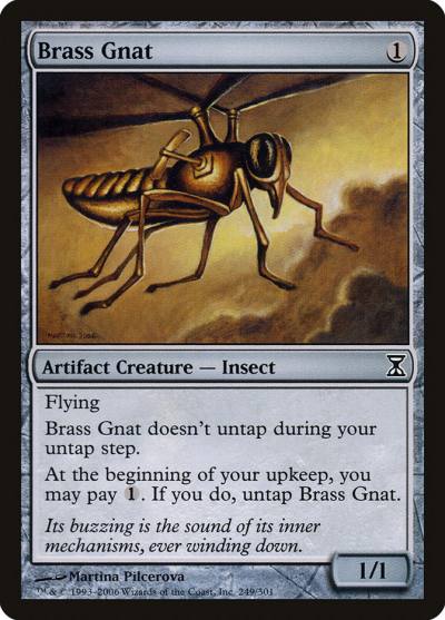 Brass Gnat 249 Time Spiral Magic card