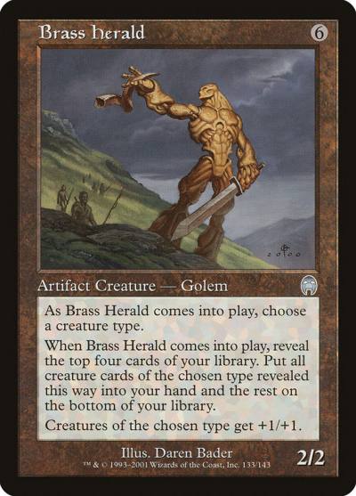 Brass Herald APC-133 Apocalypse Magic card