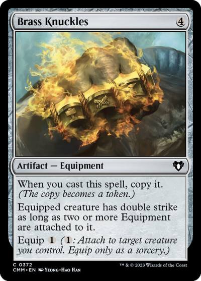 Brass Knuckles CMM-372 Commander Masters Magic card