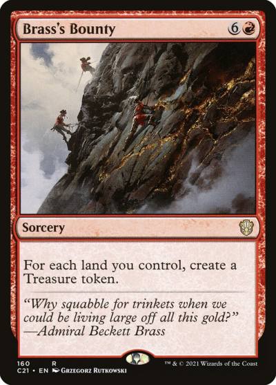 Brass's Bounty C21-160 Commander 2021 Magic card