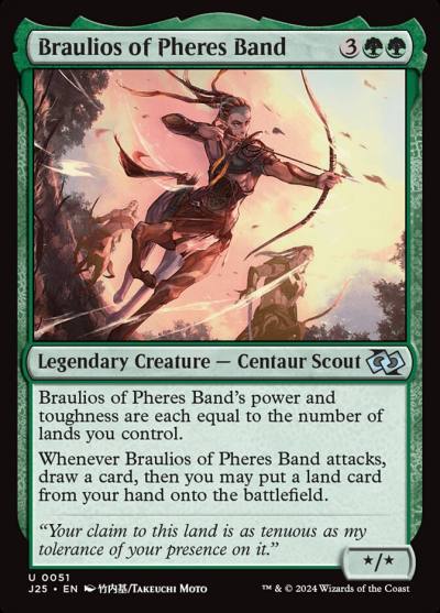 Braulios of Pheres Band J25-51 Foundations Jumpstart Magic card