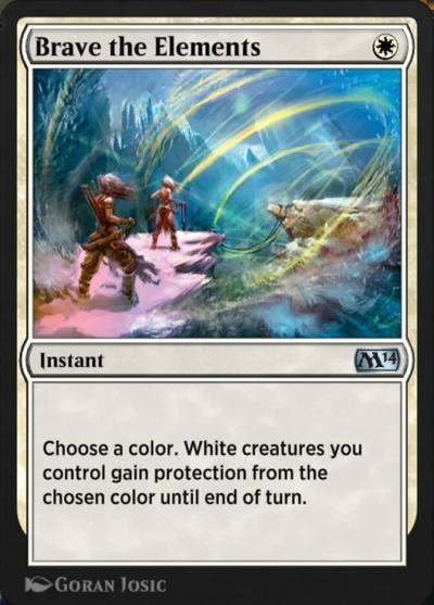 Brave the Elements EA2-4 Explorer Anthology 2 Magic card