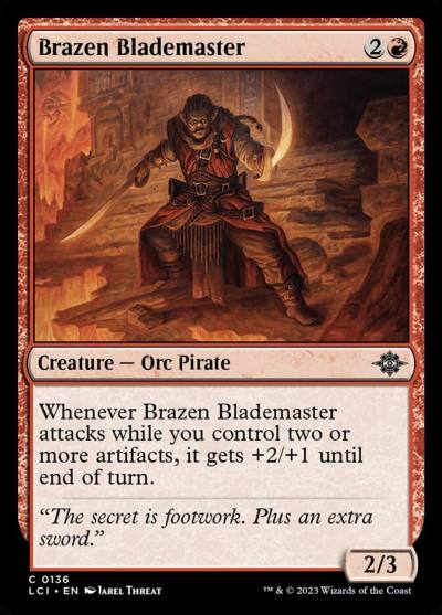 Brazen Blademaster LCI-136 The Lost Caverns of Ixalan Magic card