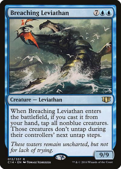 Breaching Leviathan 12 Commander 2014 Magic card