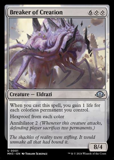 Breaker of Creation MH3-1 Modern Horizons 3 Magic card