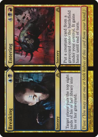 Breaking // Entering PDGM-124STAR Dragon's Maze Promos Magic card