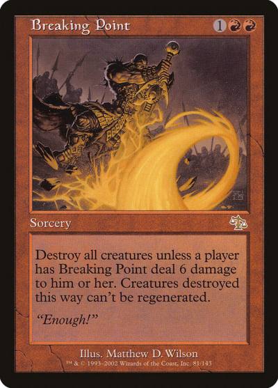 Breaking Point JUD-81 Judgment Magic card
