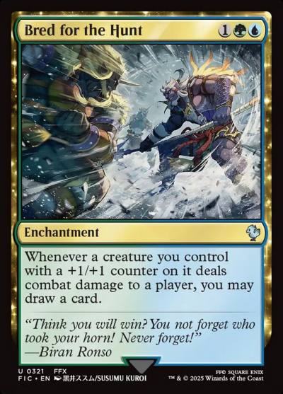 Bred for the Hunt FIC-321 Final Fantasy Commander Magic card