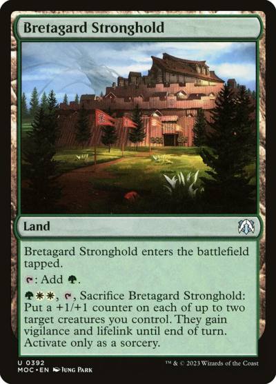 Bretagard Stronghold MOC-392 March of the Machine Commander Magic card
