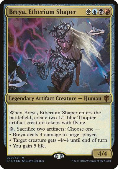 Breya, Etherium Shaper OC16-29 Commander 2016 Oversized Magic card