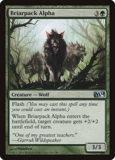 Briarpack Alpha M14-166 Magic 2014 Magic card