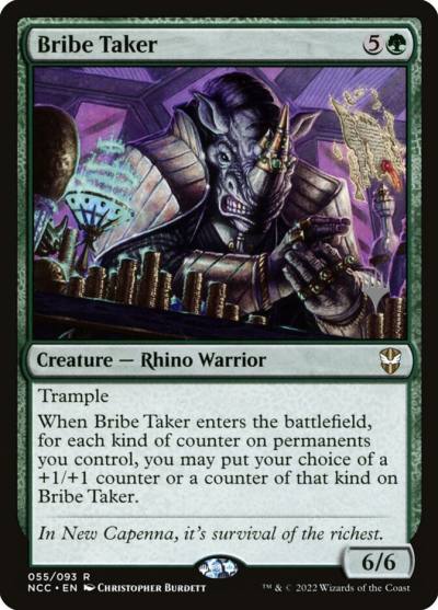Bribe Taker PNCC-55P New Capenna Commander Promos Magic card