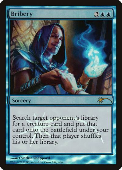 Bribery J13-2 Judge Gift Cards 2013 Magic card