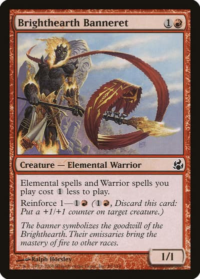 Brighthearth Banneret 88 Morningtide Magic card