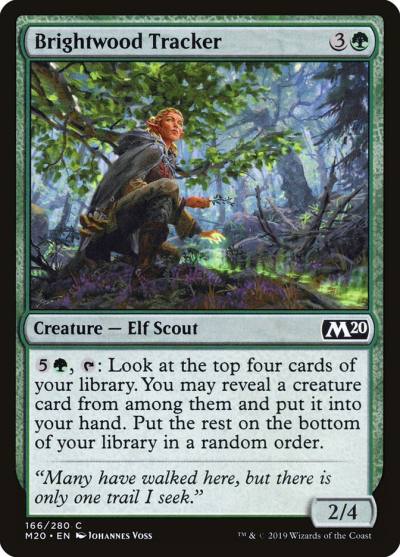 Brightwood Tracker 166 Core Set 2020 Magic card