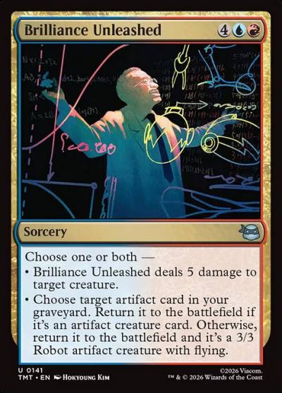 Brilliance Unleashed TMT-141 Teenage Mutant Ninja Turtles Magic card