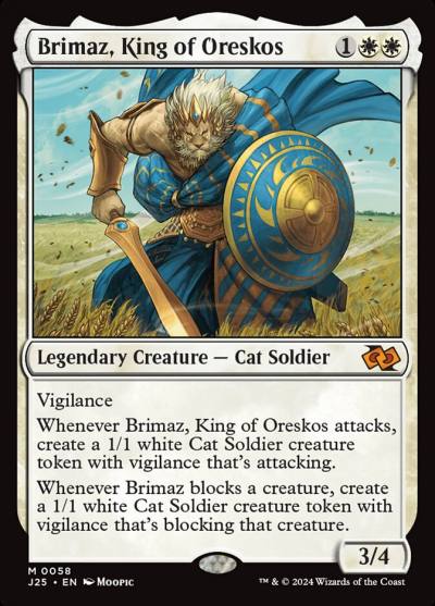 Brimaz, King of Oreskos J25-58 Foundations Jumpstart Magic card