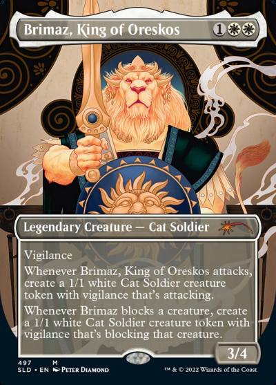 Brimaz, King of Oreskos SLD-497 Secret Lair Drop Magic card