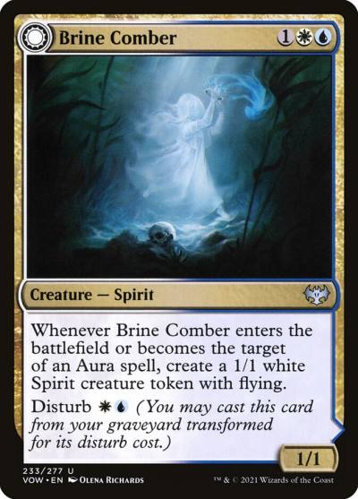 Brine Comber // Brinebound Gift VOW-233 Innistrad: Crimson Vow Magic card