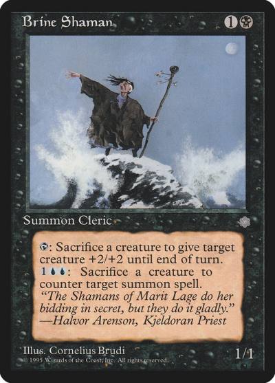 Brine Shaman ICE-115 Ice Age Magic card