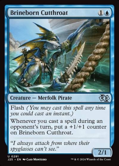 Brineborn Cutthroat J25-291 Foundations Jumpstart Magic card