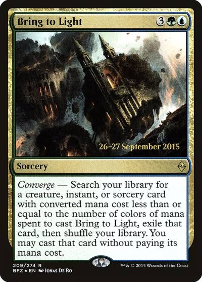 Bring to Light PBFZ-209S Battle for Zendikar Promos Magic card