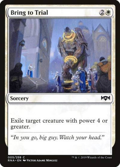 Bring to Trial RNA-5 Ravnica Allegiance Magic card