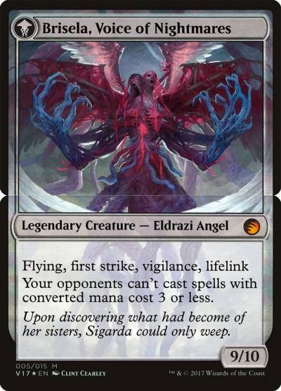 Brisela, Voice of Nightmares V17-5B From the Vault: Transform Magic card