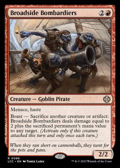 Broadside Bombardiers LCC-86 The Lost Caverns of Ixalan Commander Magic card