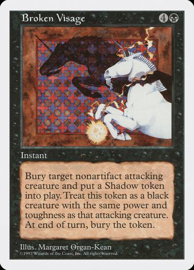 Broken Visage 5ED-149 Fifth Edition Magic card