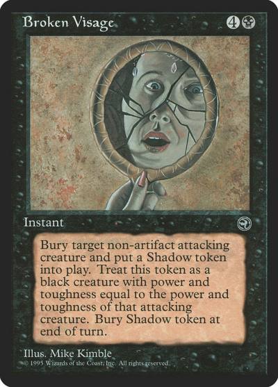 Broken Visage HML-43 Homelands Magic card