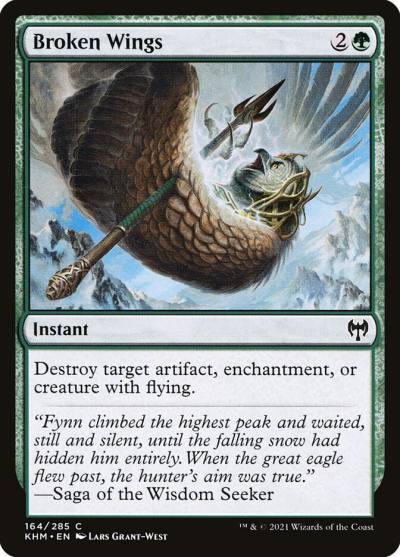 Broken Wings KHM-164 Kaldheim Magic card