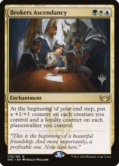 Brokers Ascendancy PSNC-170P Streets of New Capenna Promos Magic card