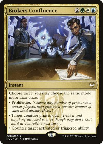 Brokers Confluence NCC-68 New Capenna Commander Magic card