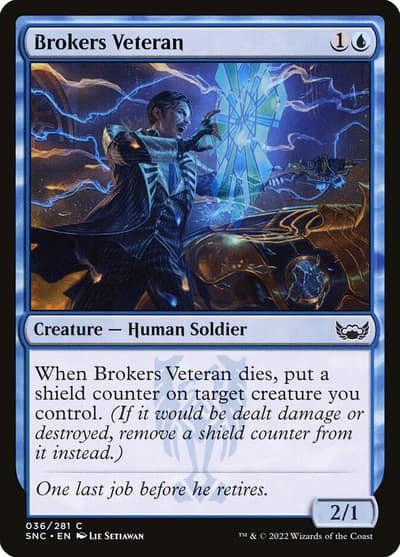 Brokers Veteran 36 Streets of New Capenna Magic card
