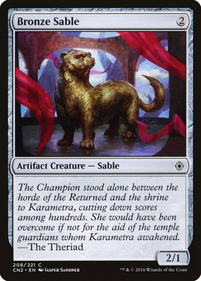 Bronze Sable CN2-208 Conspiracy: Take the Crown Magic card