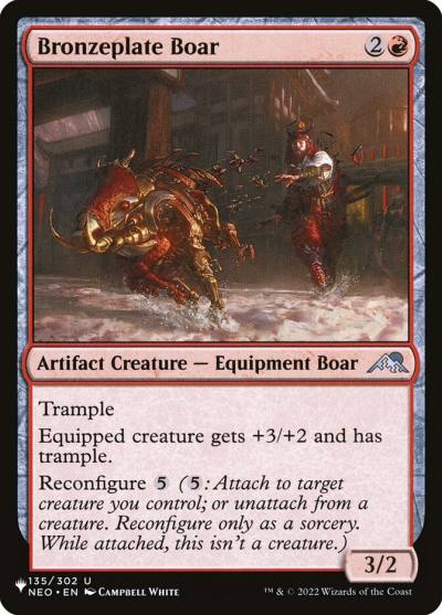 Bronzeplate Boar PLST-NEO-135 The List Magic card