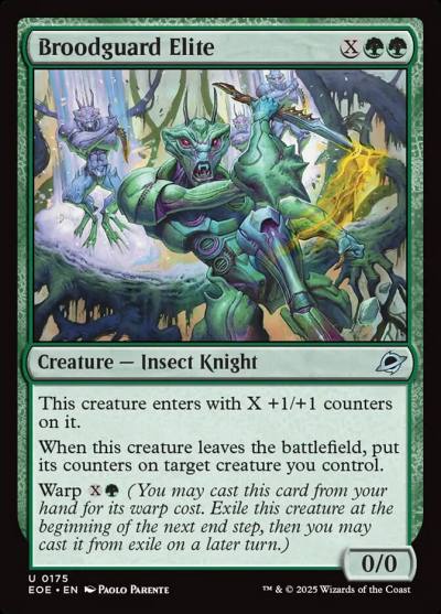 Broodguard Elite 175 Edge of Eternities Magic card