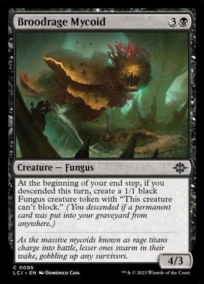 Broodrage Mycoid 95 The Lost Caverns of Ixalan Magic card