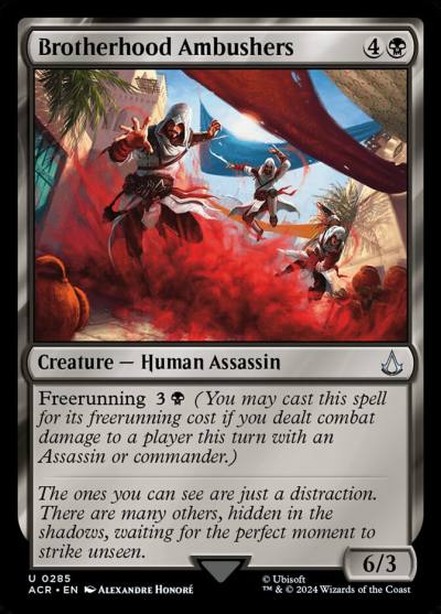 Brotherhood Ambushers ACR-285 Assassin's Creed Magic card