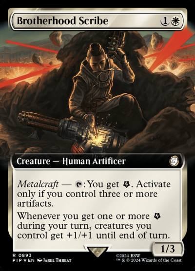Brotherhood Scribe PIP-893 Fallout Magic card