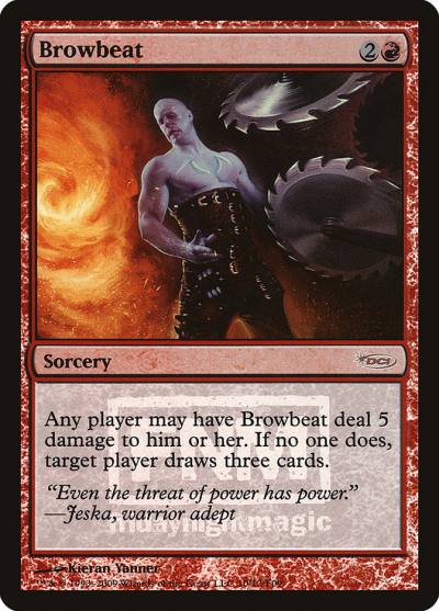 Browbeat F09-10 Friday Night Magic 2009 Magic card