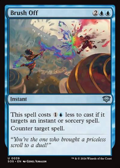 Brush Off SOS-39 Secrets of Strixhaven Magic card
