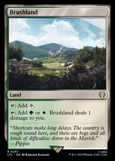 Brushland LTC-297 Tales of Middle-earth Commander Magic card