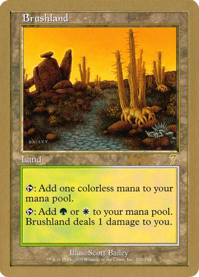 Brushland WC02-BK326 World Championship Decks 2002 Magic card