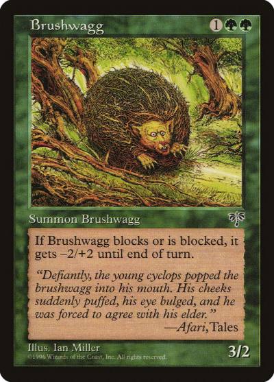 Brushwagg MIR-208 Mirage Magic card